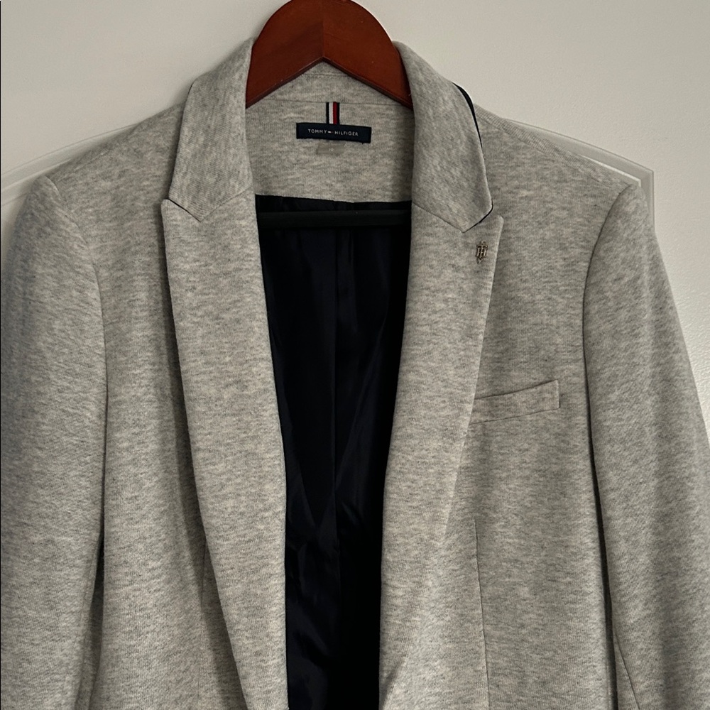 Tommy Hilfiger Light Gray Women's Blazer